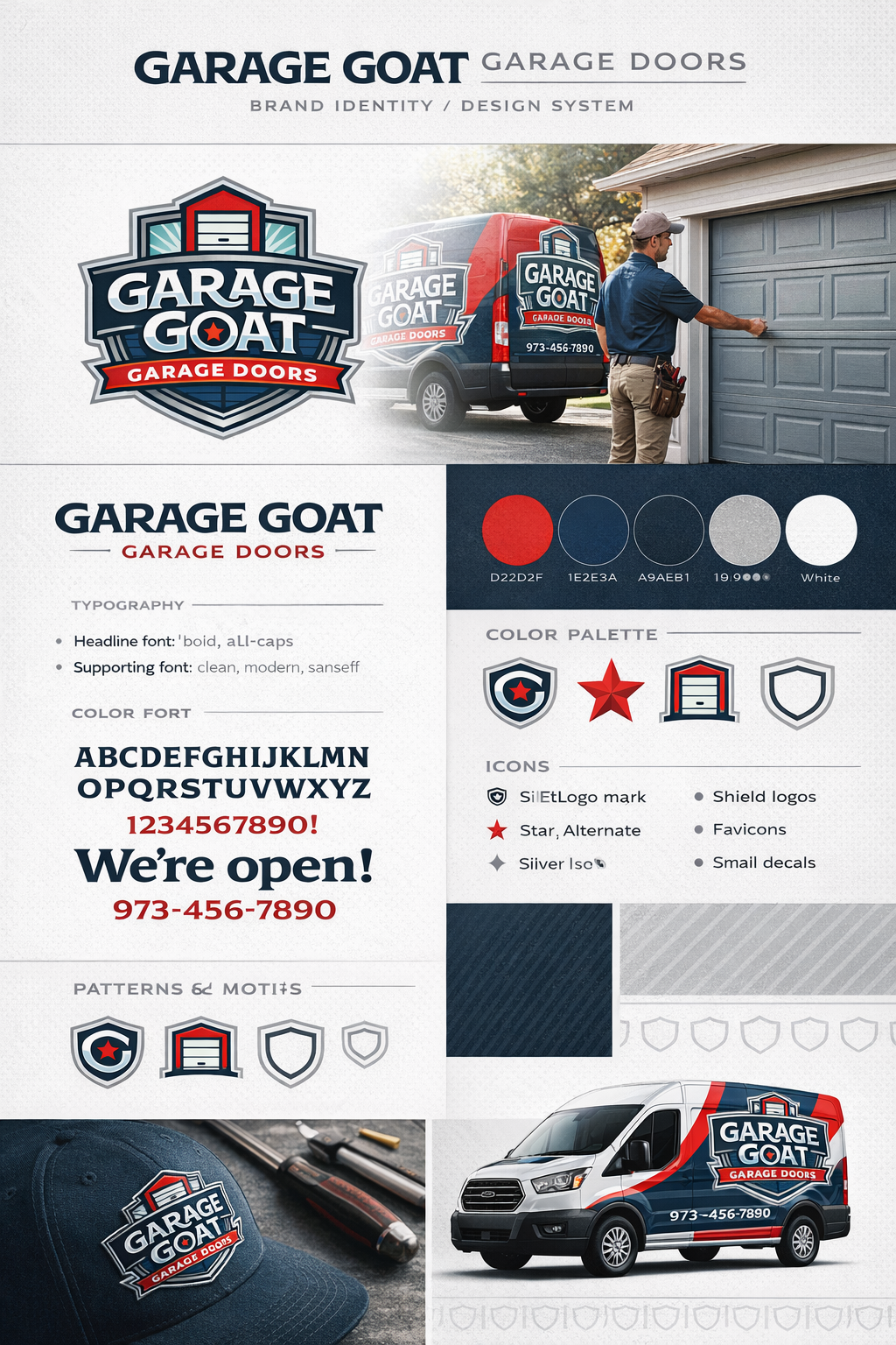 Garage Goat Brand Identity & Design System
